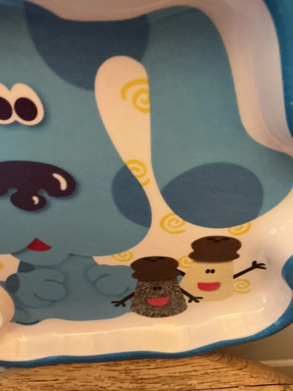 Blues Clues Plate Vintage 2000 Melamine 3D Shape Zak Mr Salt Mrs Pepper Paprika